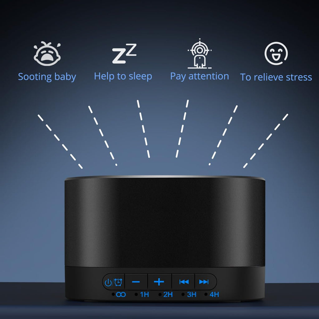 White Noise Machine with 20 Non Looping Sounds F178