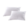 White Down Alternative Bed Pillow King Size Set of Two P125