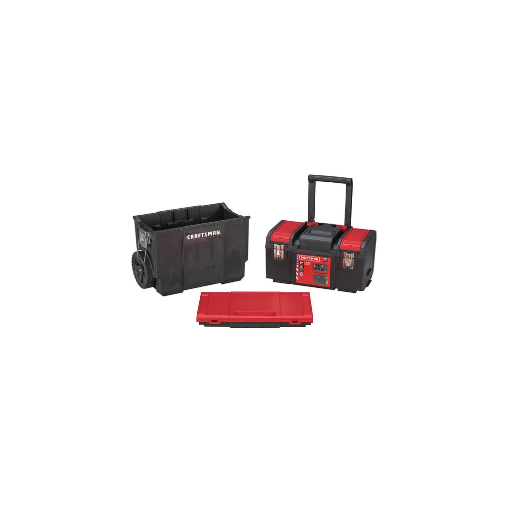 19-in. 3-in-1 Rolling Tool Box with Wheels A2465