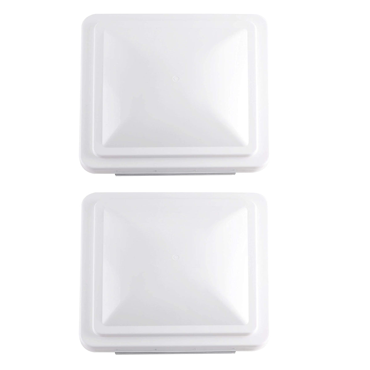 2 Pack 14 Inch White RV Roof Vent Cover R34252