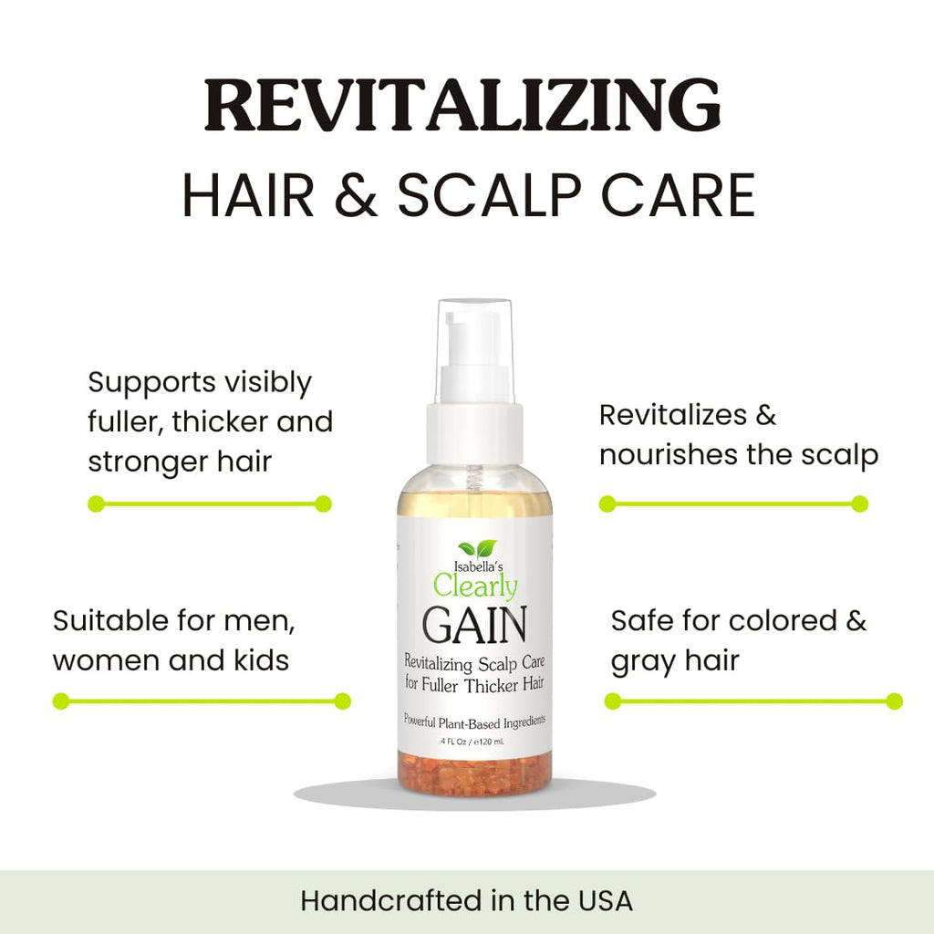 Rosemary Peppermint Castor Oil Hair and Scalp Serum 4 Fl Oz H465