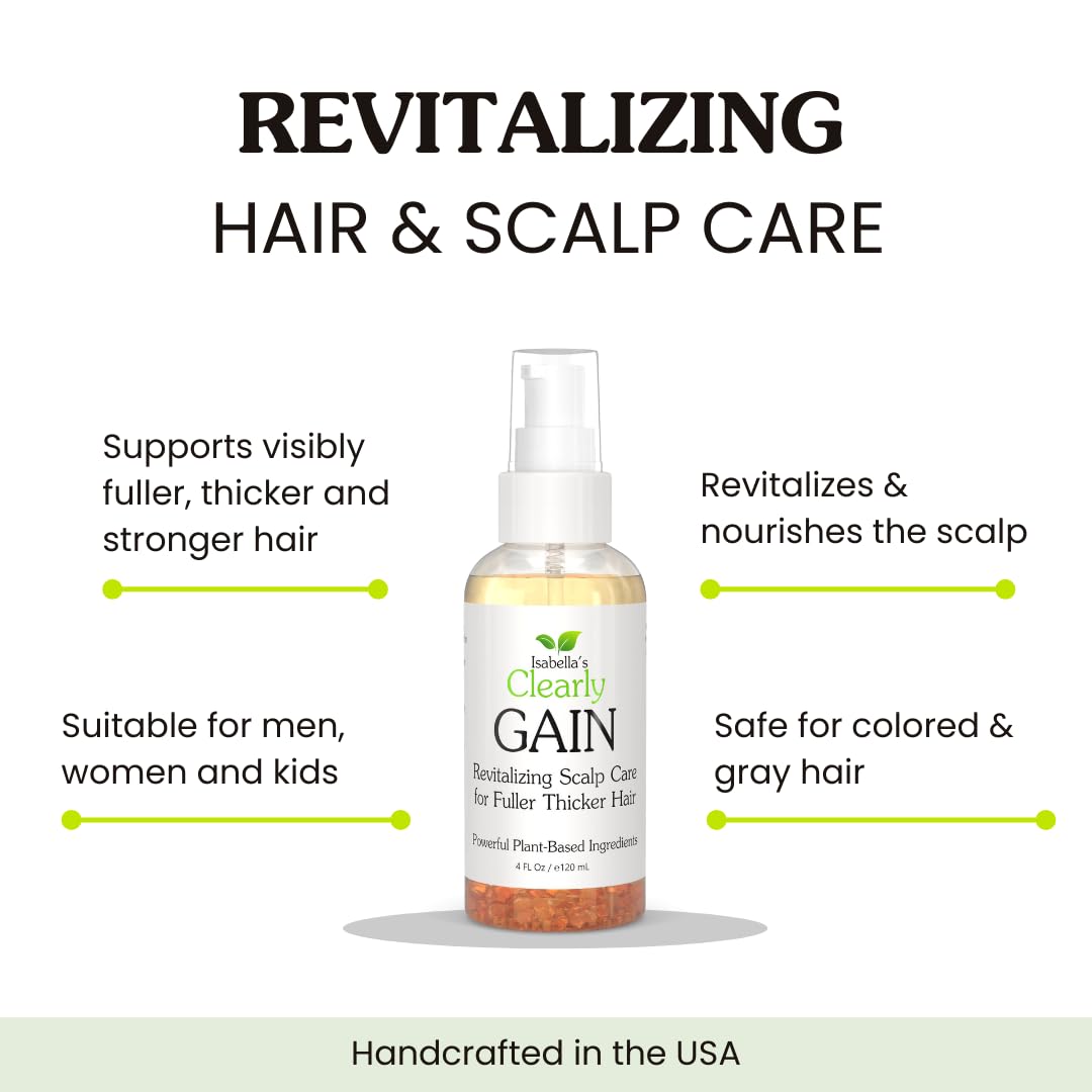 Rosemary Peppermint Castor Oil Hair and Scalp Serum 4 Fl Oz H465