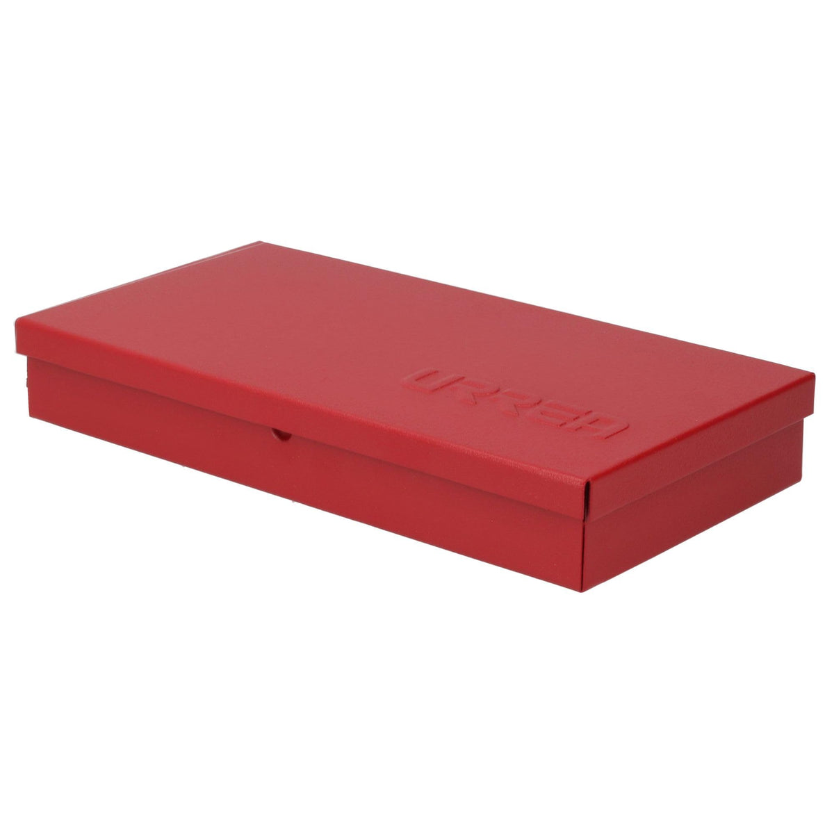 Metal Tool Box 9.6" x 5" x 1.4" 24 Gauge Red R5782