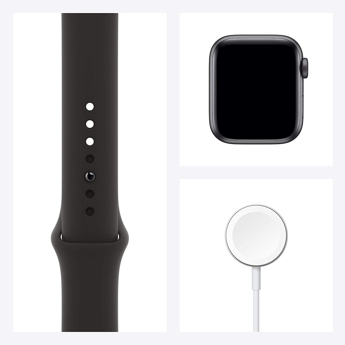 Space Gray Aluminum Case with Black Sport Band W3240