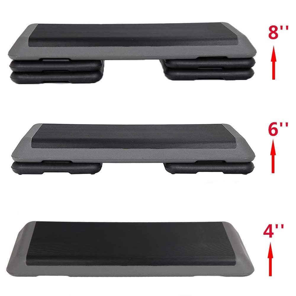 43-inch Adjustable Aerobic Stepper with 4 Risers V68845