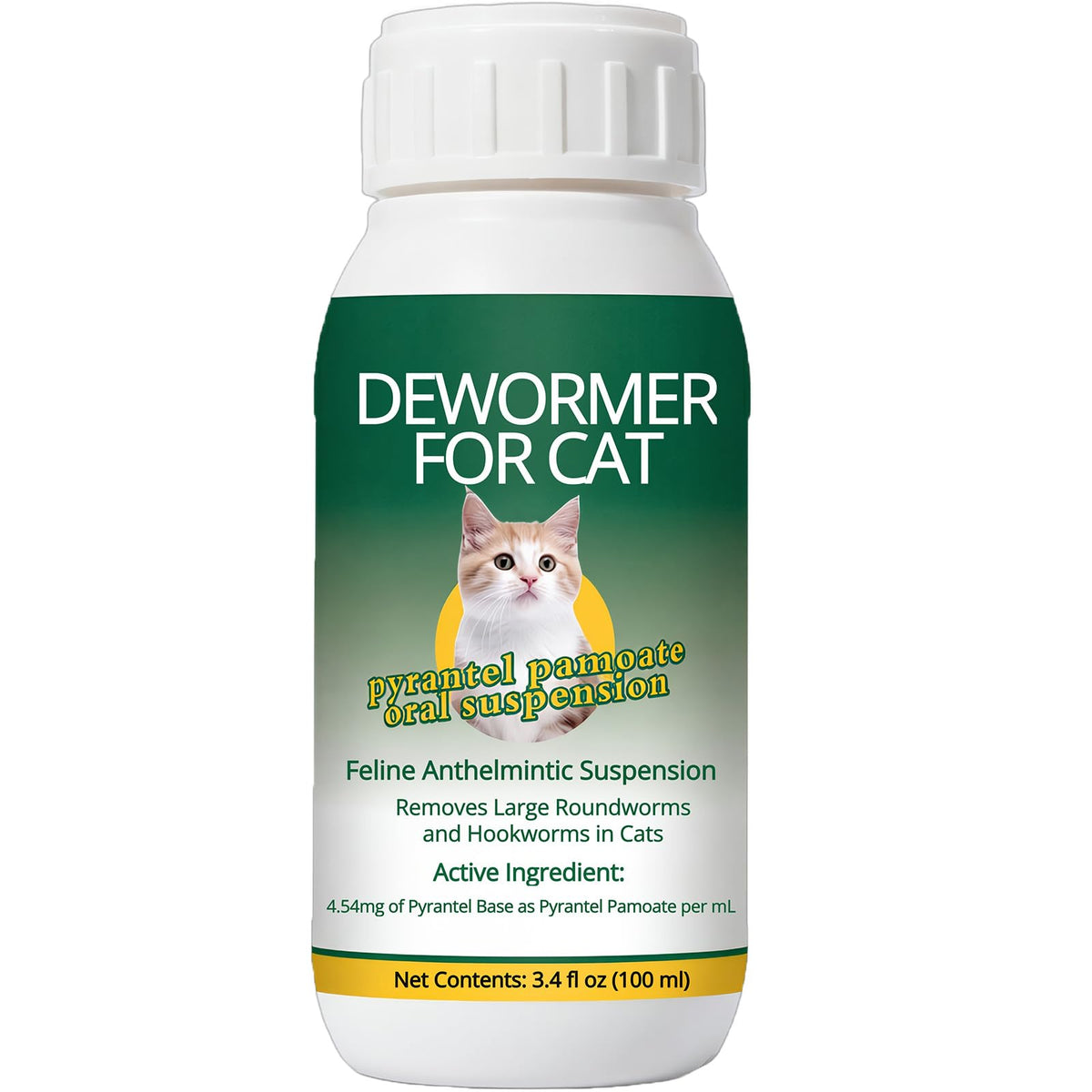 Pyrantel Pamoate Oral Suspension for Cats & Kittens, 100 mL Z1011