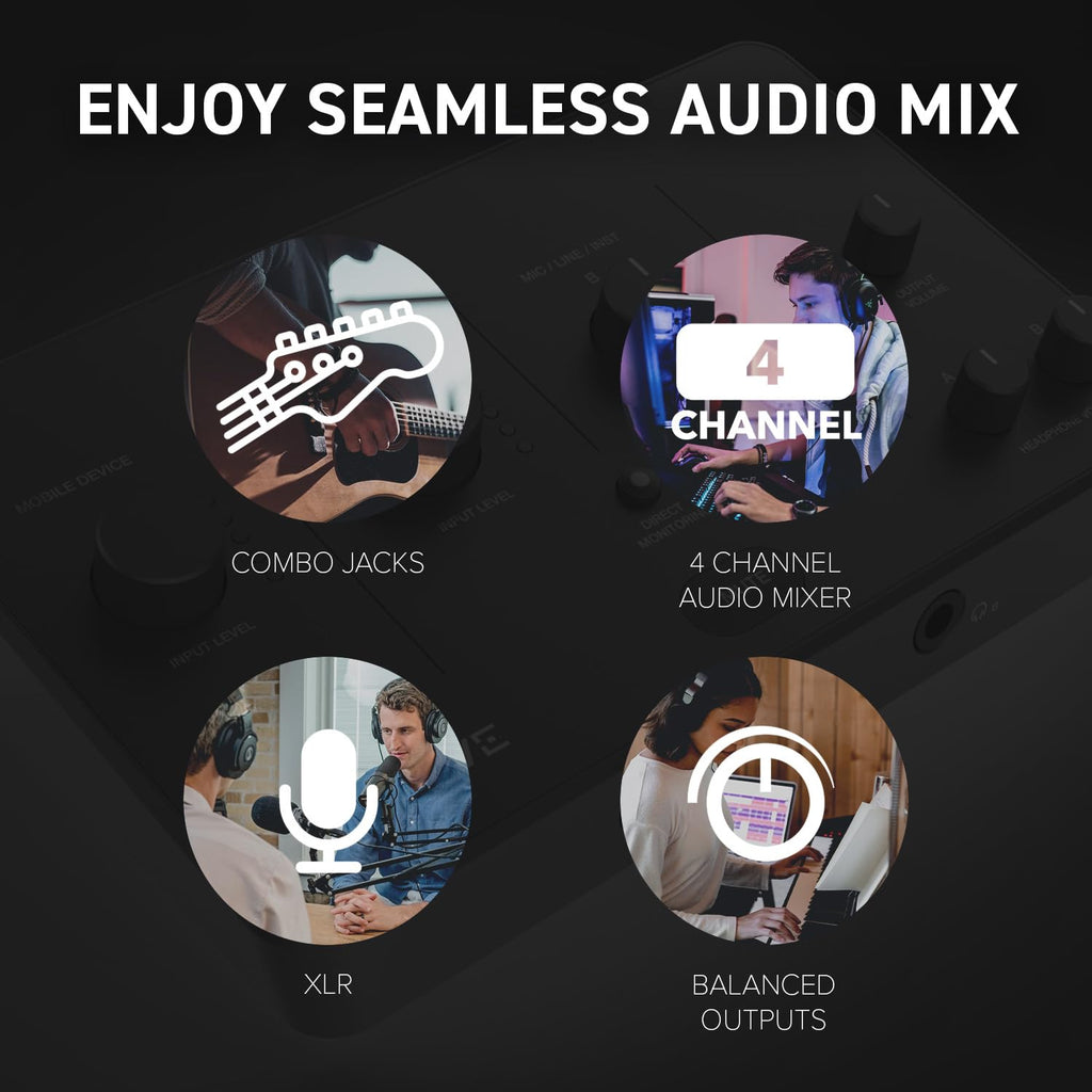 USB Audio Interface with Direct Monitoring A13066