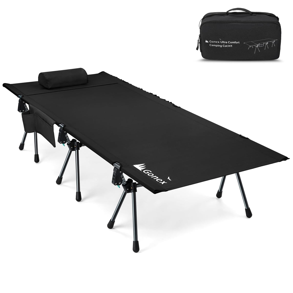 31" Adjustable Height Camping Cot G560611
