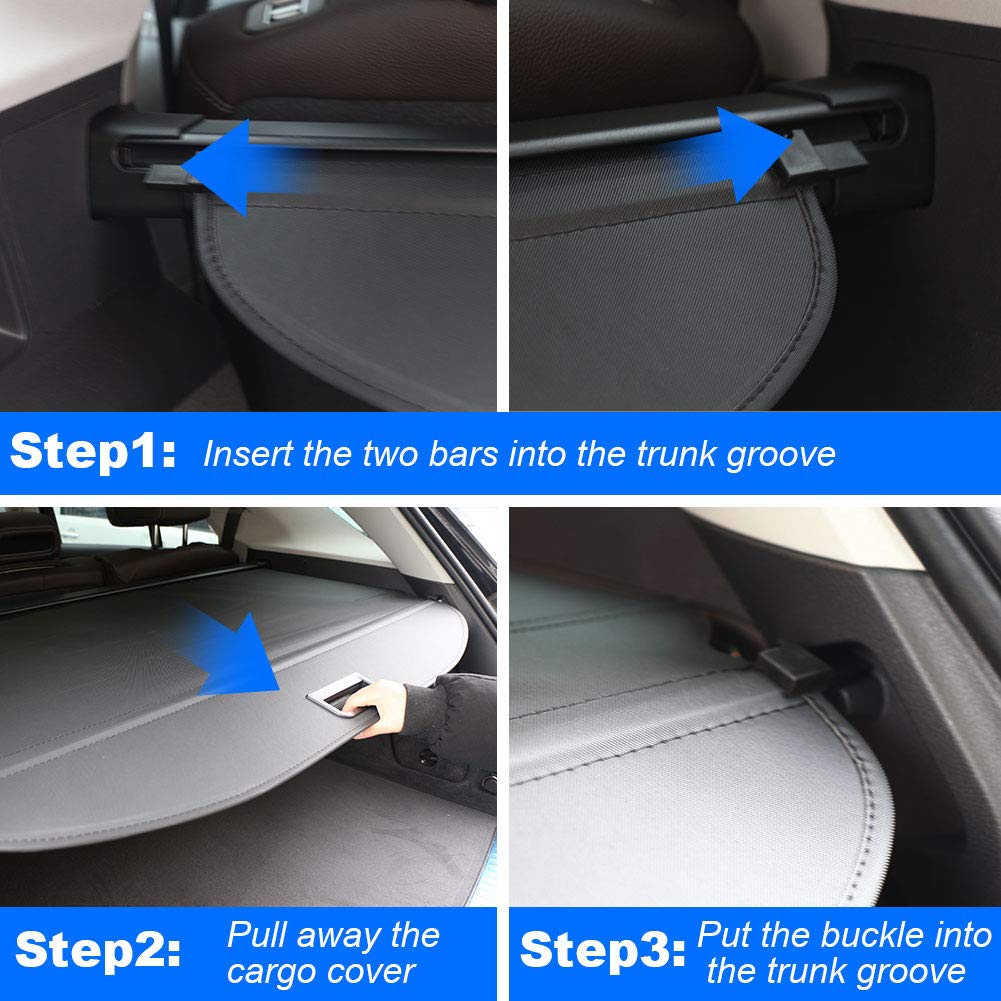 Cargo Cover for Nissan X-Trail Rogue 2014-2020 Rear Trunk Shade A65664