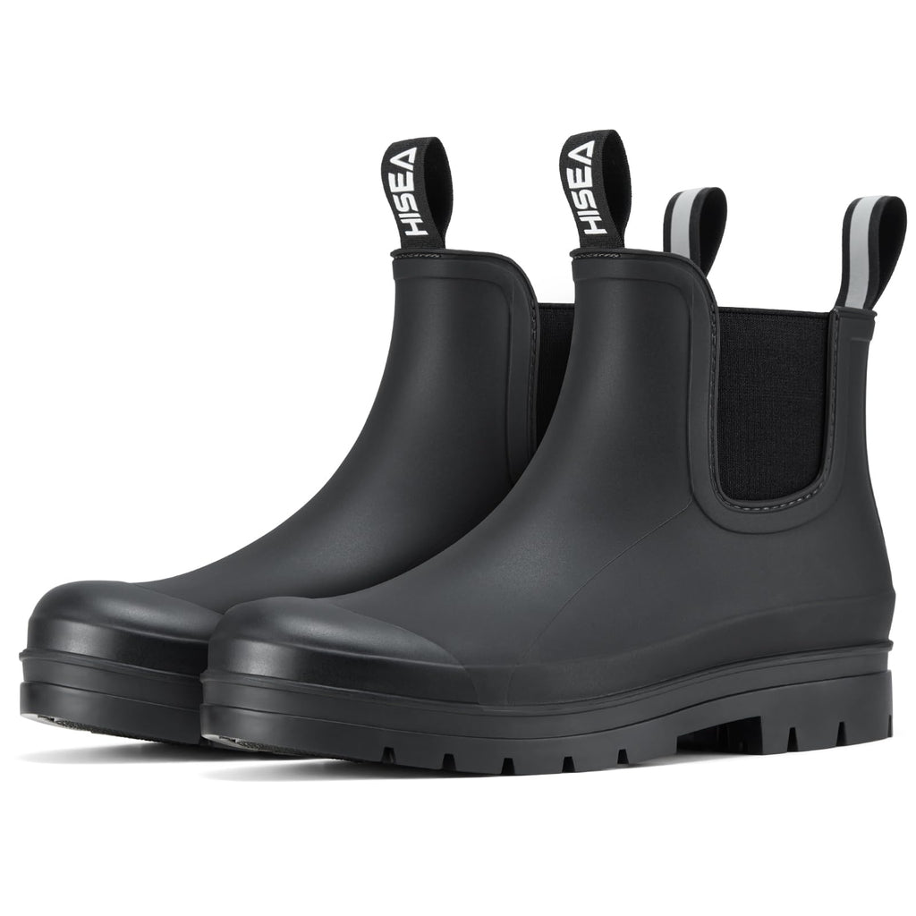 Women's Waterproof Ankle Chelsea Rain Boots O48220