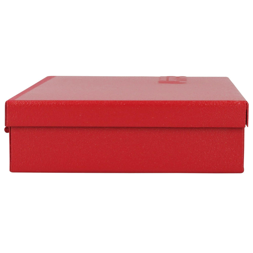 Metal Tool Box 9.6" x 5" x 1.4" 24 Gauge Red R5782