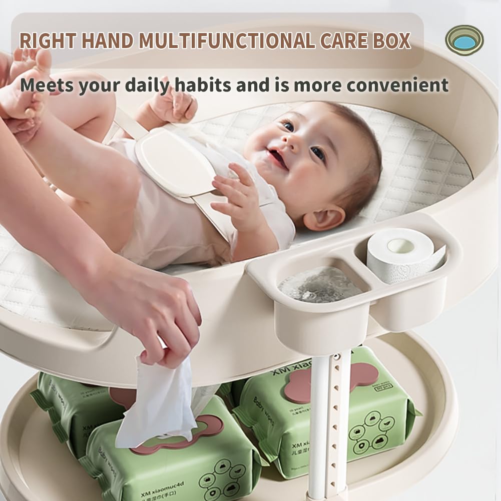 Portable Baby Diaper Changing Station with Storage Drawers F690301