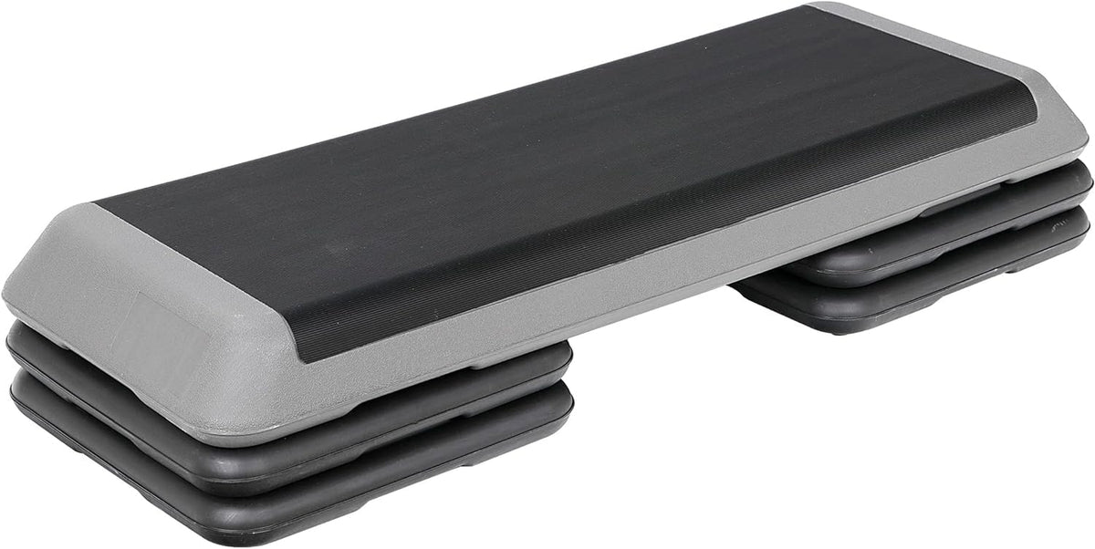 43" Adjustable Exercise Aerobic Step Platform with 4 Removable Risers S9068