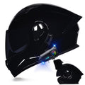 Modular Bluetooth Motorcycle Helmet DOT Approved Dual Visor Flip up Q708374