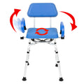 Swivel Shower Chair with Padded Seat, Back & Arms I6968