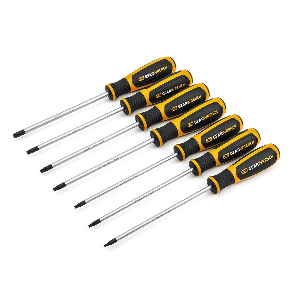 7 Pc Torx Dual Material Screwdriver Set Y749