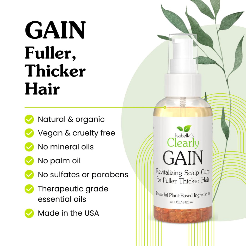 Rosemary Peppermint Castor Oil Hair and Scalp Serum 4 Fl Oz H465