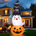 6 FT Halloween Inflatables Pumpkin Ghost Cat Outdoor Decorations M905