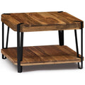 Natural Solid Wood Coffee Table with Metal Frame A65270