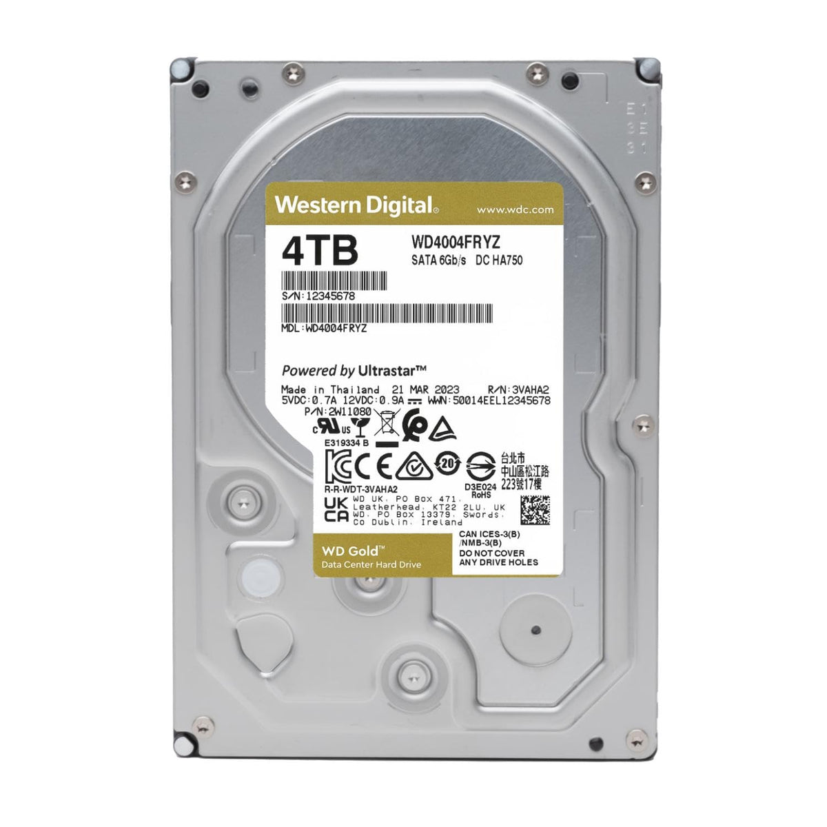 4TB 7200 RPM SATA 6 Gb/s 256 MB Cache 3.5" Internal Hard Drive M4583
