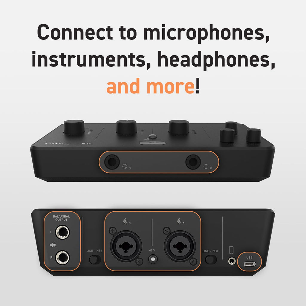 USB Audio Interface with Direct Monitoring A13066