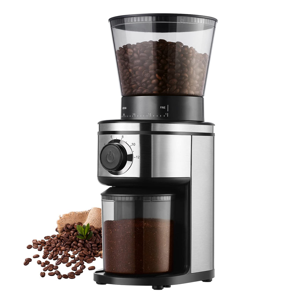 Electric Conical Burr Coffee Grinder with 30 Adjustable Grind Settings D4048