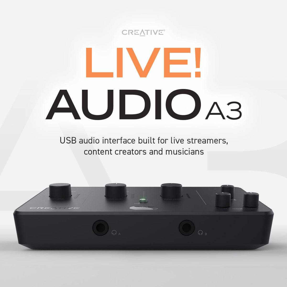 USB Audio Interface with Direct Monitoring A13066