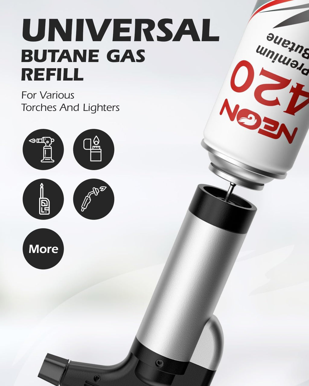420ml Butane Refill 12 Cans Q232