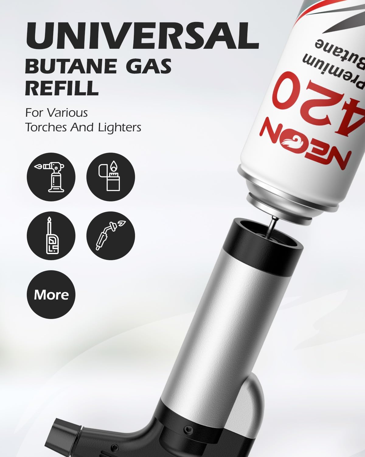 420ml Butane Refill 12 Cans Q232