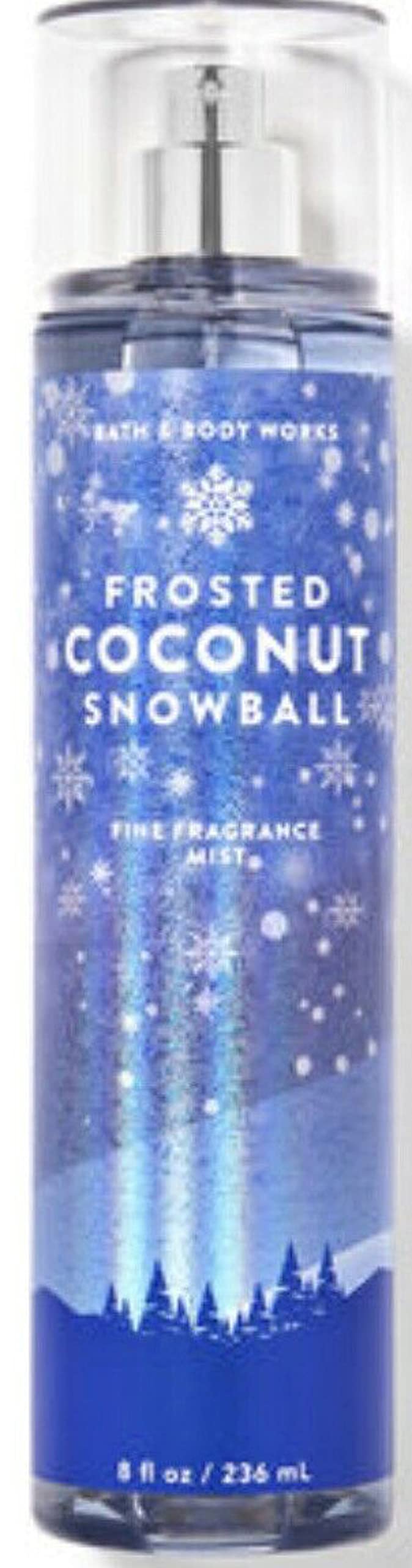 Frosted Coconut Snowball Fine Fragrance Body Mist Spray 8 Fl Oz E4090
