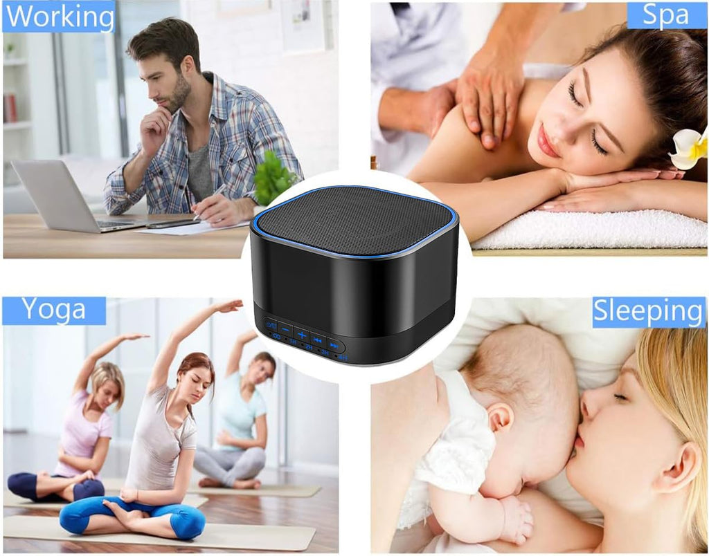 White Noise Machine with 20 Non Looping Sounds F178