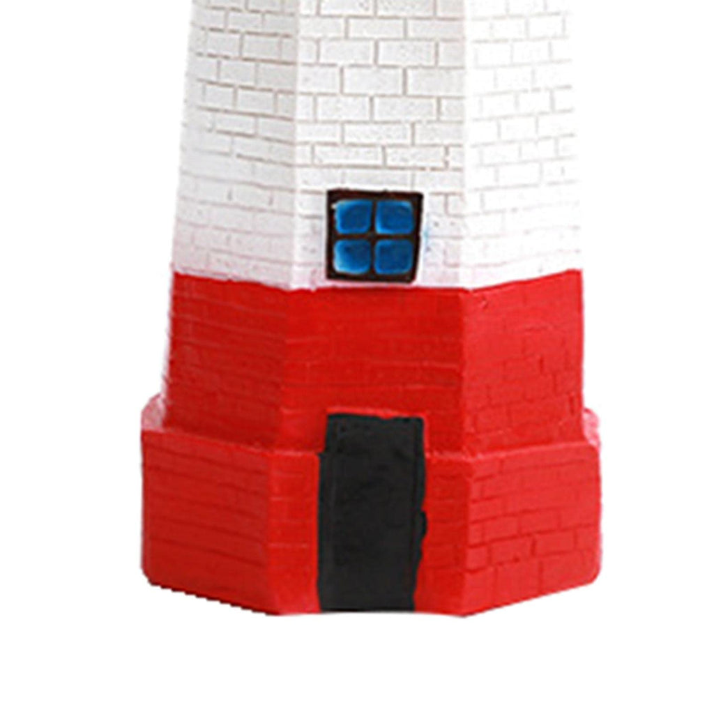 Solar Powered LED Rotating Lighthouse Light U940571