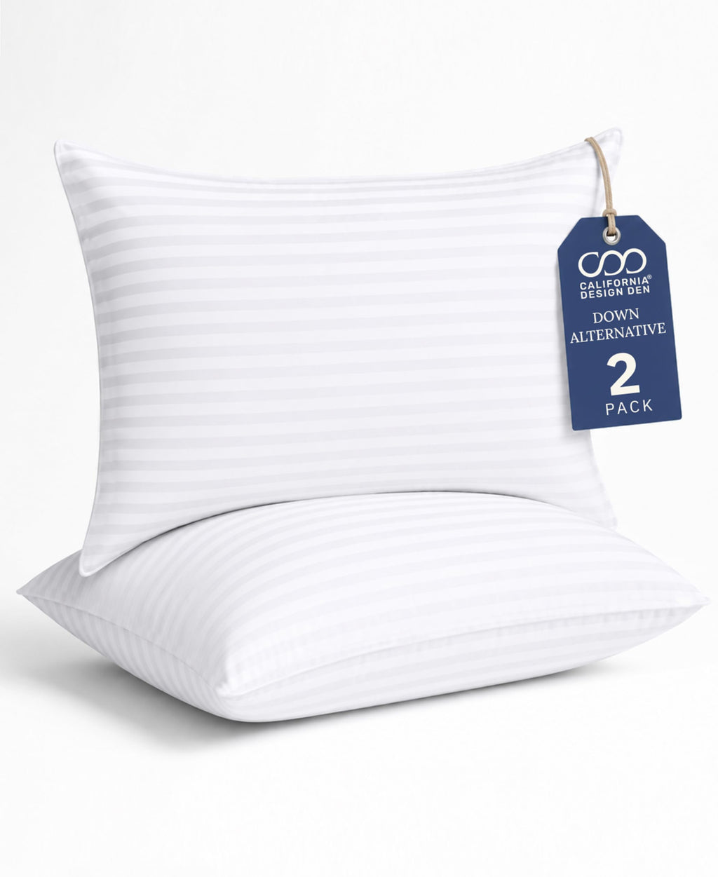 White King Size Bed Pillows Set of 2 B178086