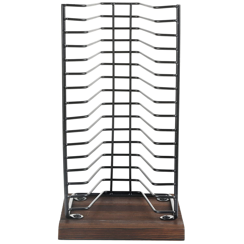 Black Metal CD Storage Rack N71567