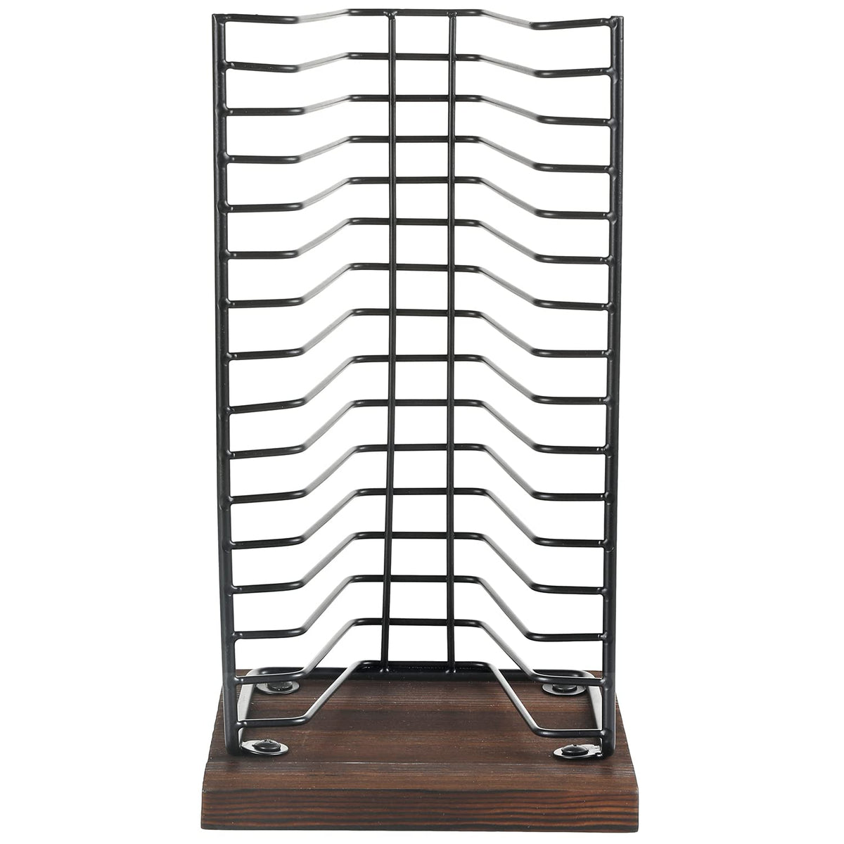 Black Metal CD Storage Rack N71567