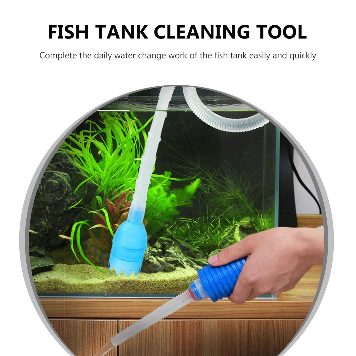Aquarium Cleaning Tool Set with Hose and Airbag P990