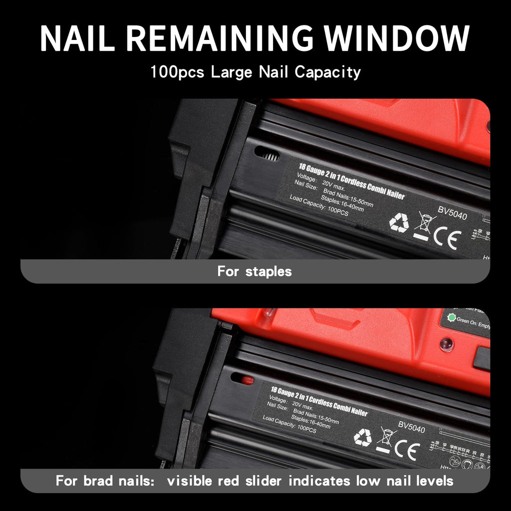 18G Cordless Brad Nailer W95068