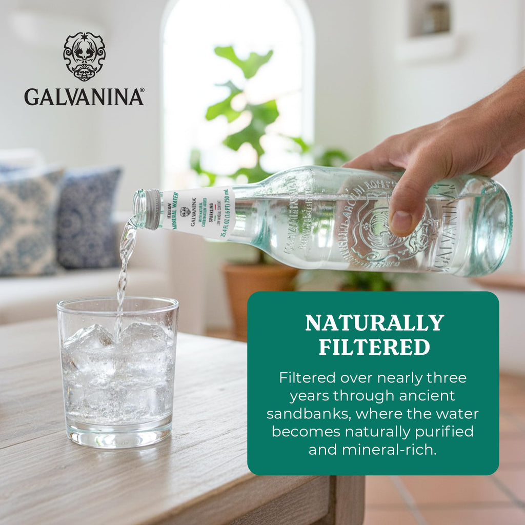 Sparkling Mineral Water 750 ml 12 Glass Bottles R5817