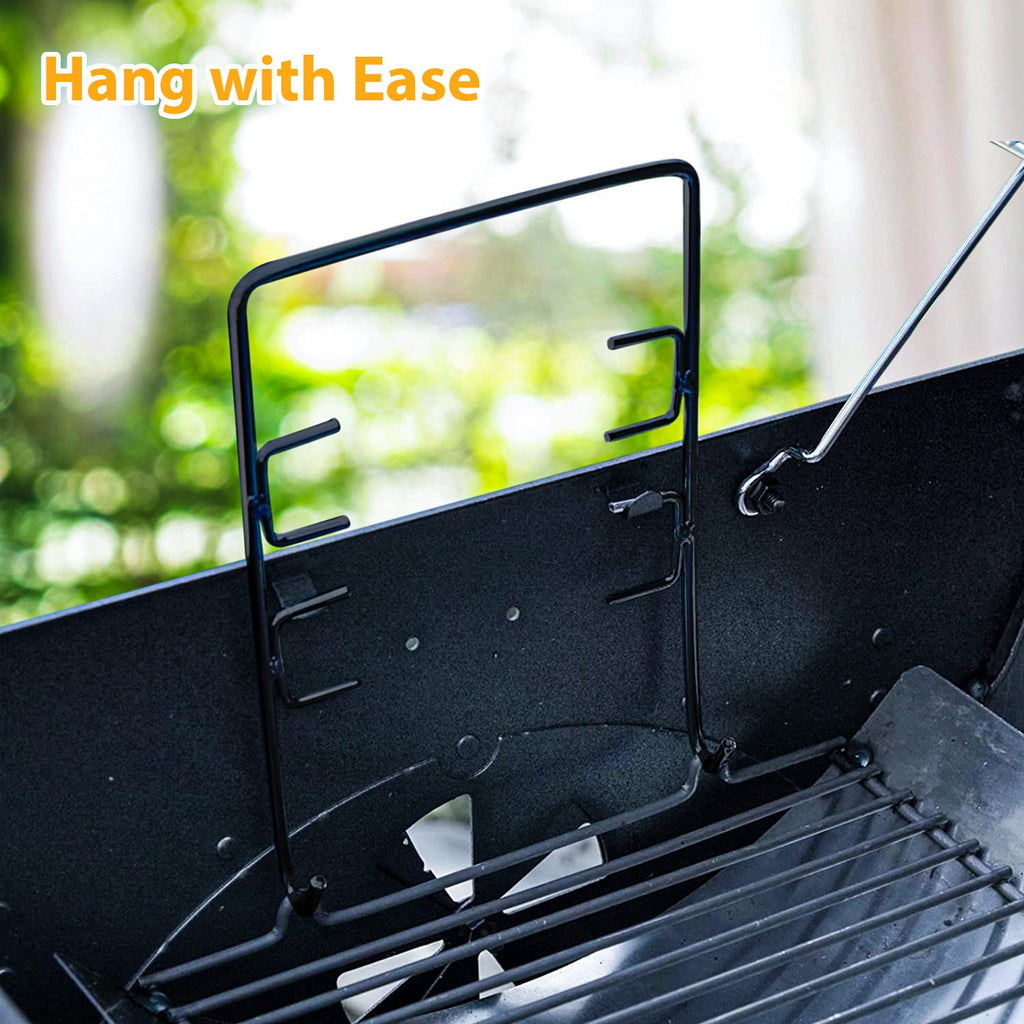 27 inch Charcoal Ash Pan Replacement with 2pcs Grate Hanger K185