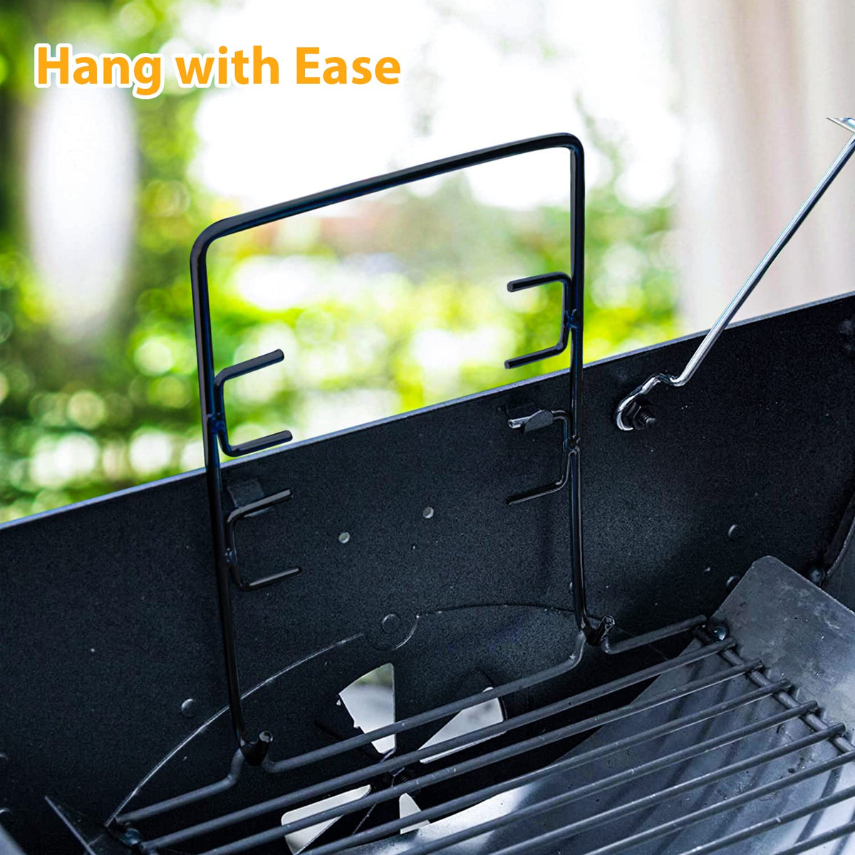 27 inch Charcoal Ash Pan Replacement with 2pcs Grate Hanger K185