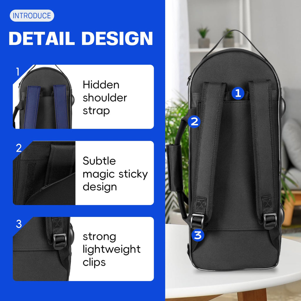 Lightweight Trumpet Case Soft Gig Bag Backpack G2682