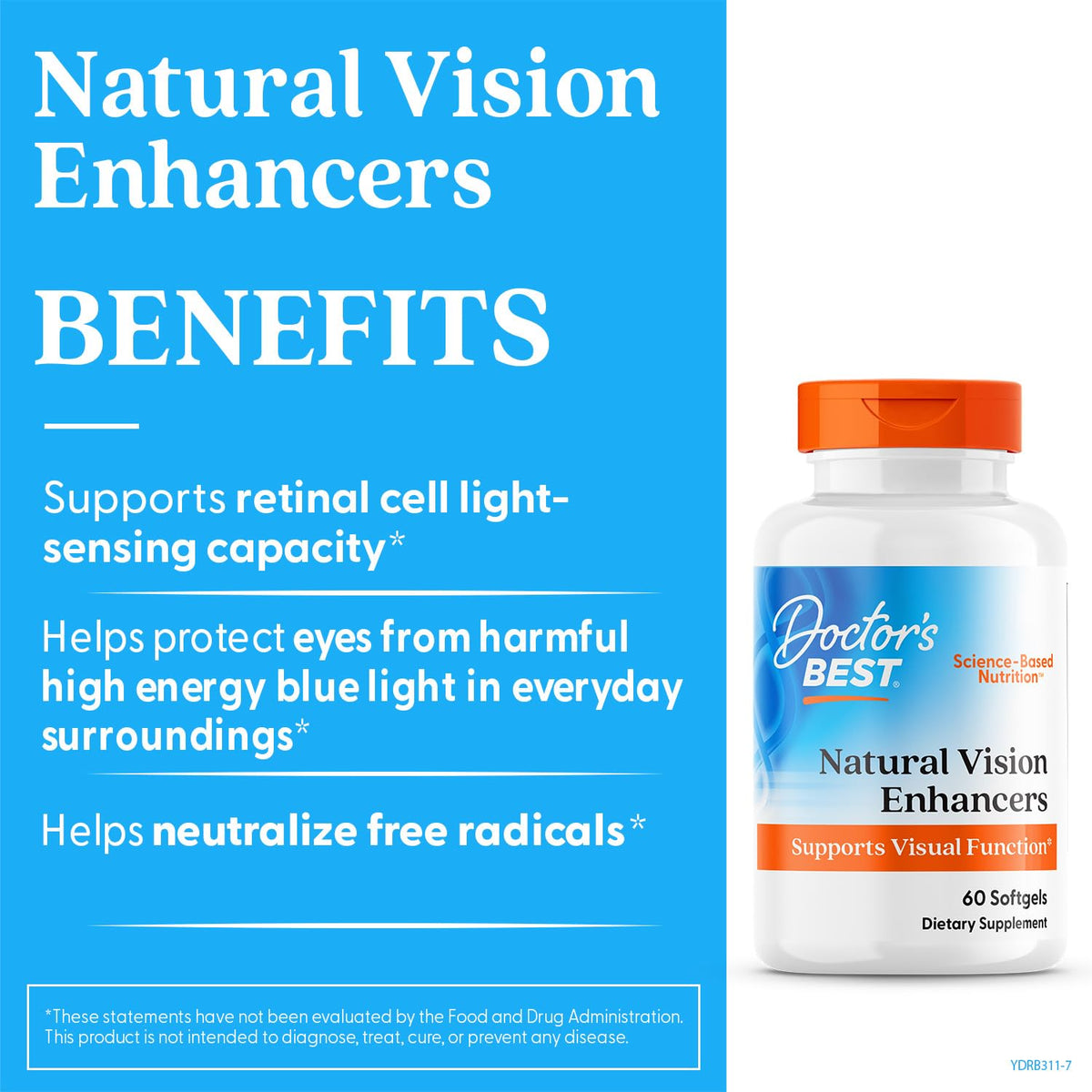 Natural Vision Enhancers 60 Softgels R66829