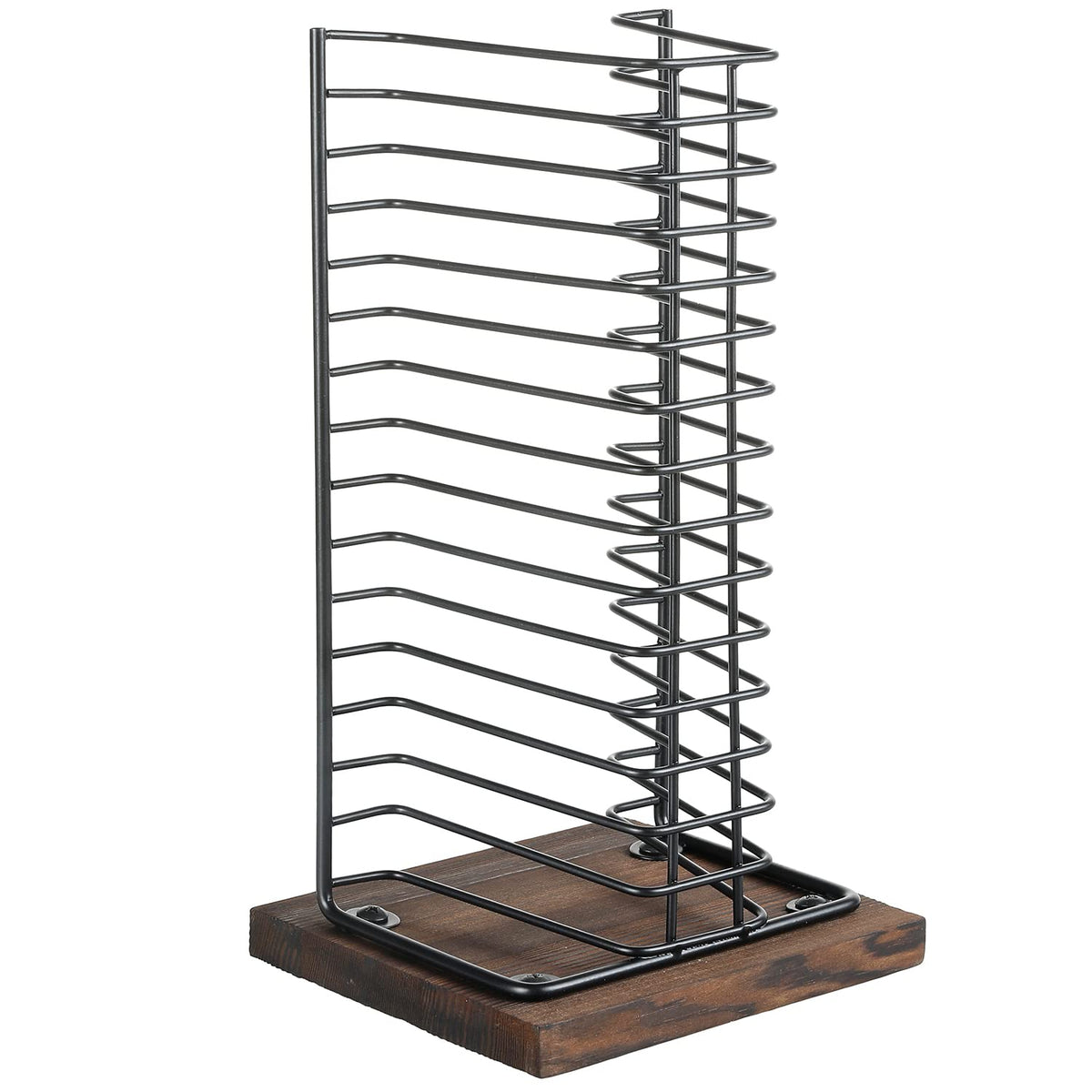 Black Metal CD Storage Rack N71567