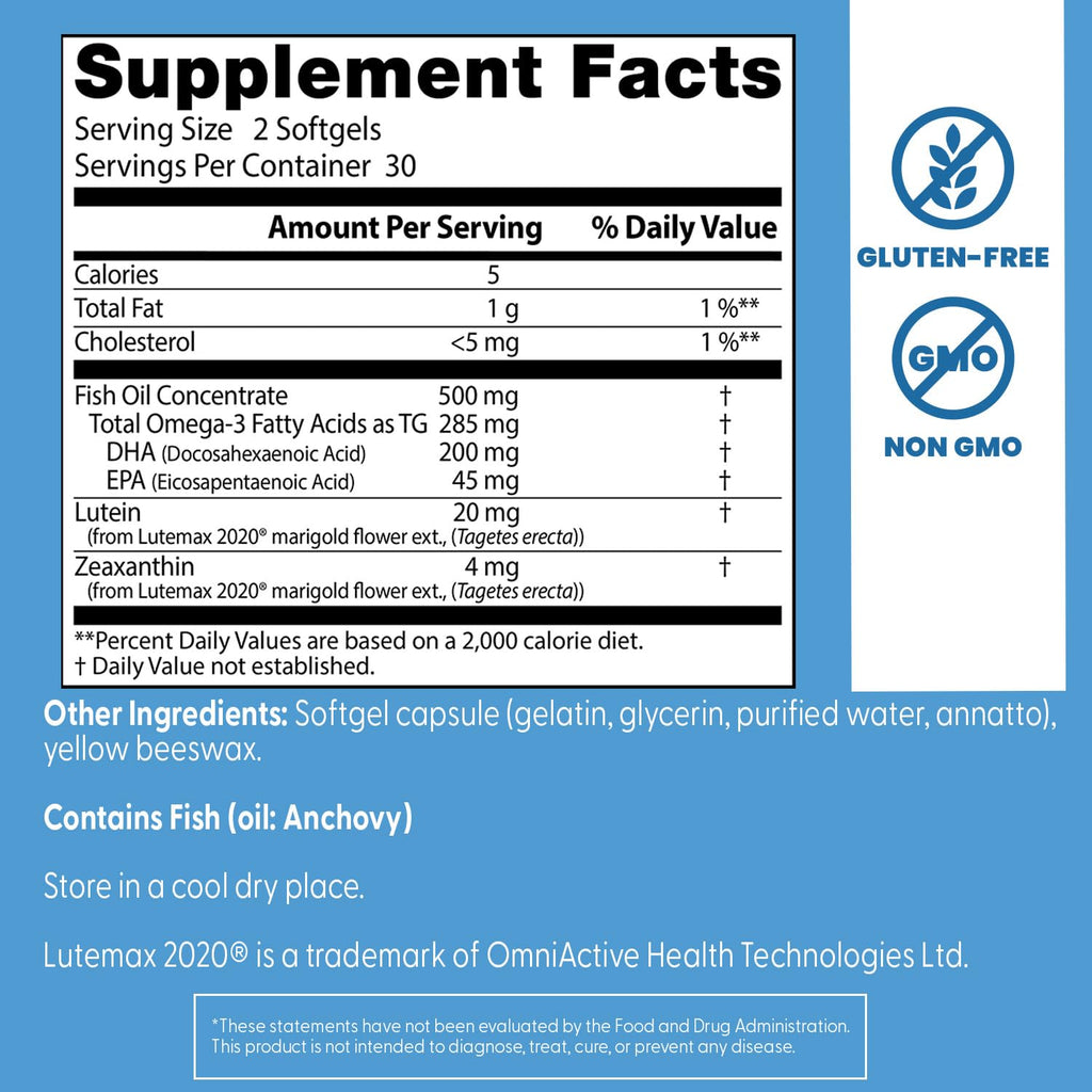 Natural Vision Enhancers 60 Softgels R66829