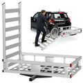 52"x31"x10" Aluminum Hitch Cargo Carrier with Ramp P332