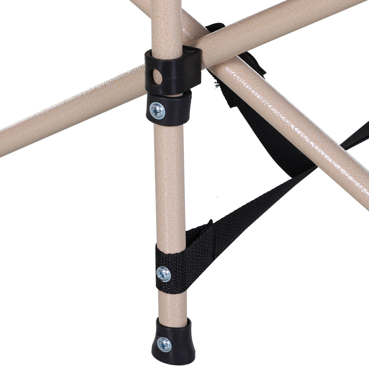 Folding Camping Cot with Carry Bag, Side Pocket, Blue G97818