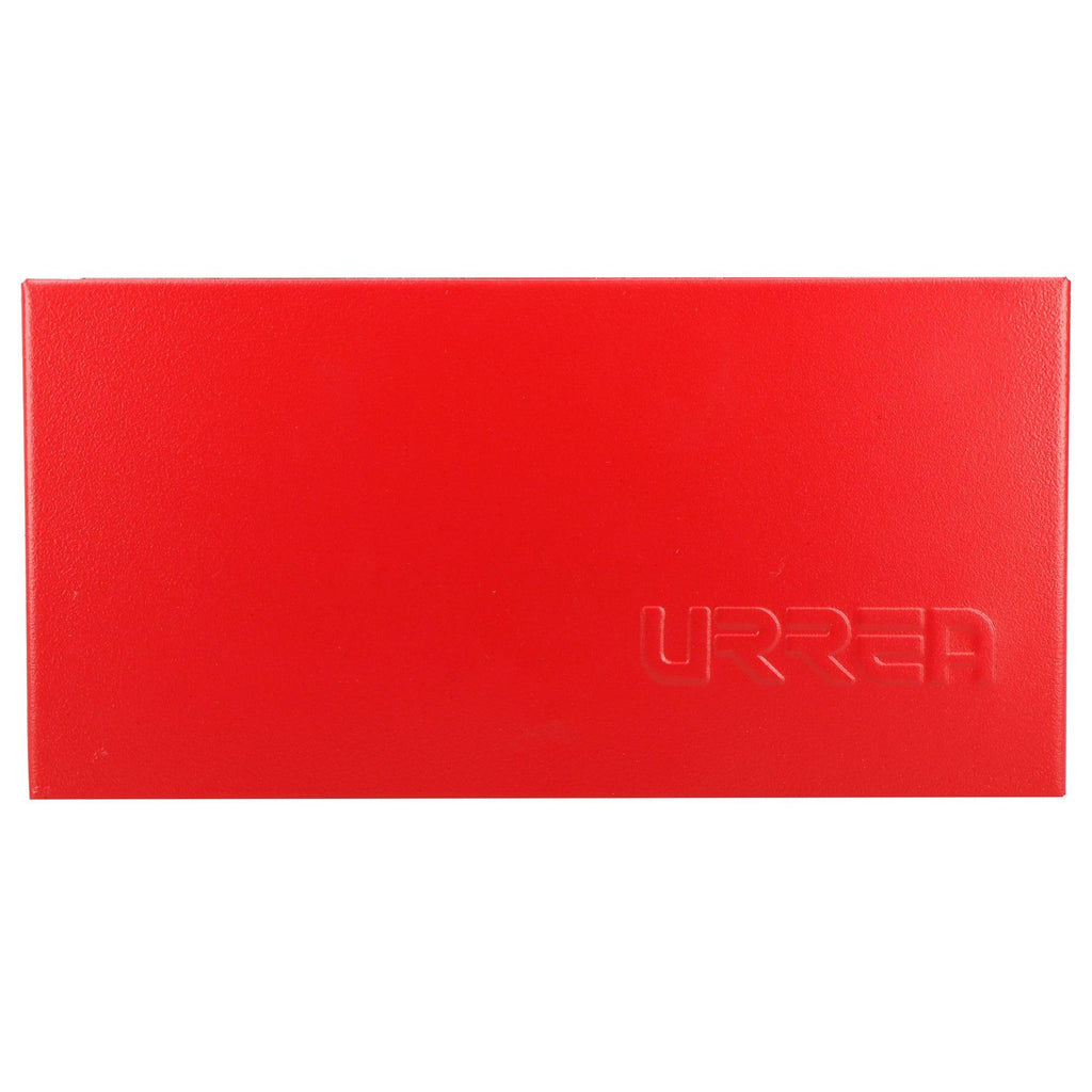 Metal Tool Box 9.6" x 5" x 1.4" 24 Gauge Red R5782