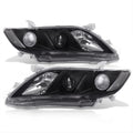Black Clear Lens Projector Headlights Pair Set I34295