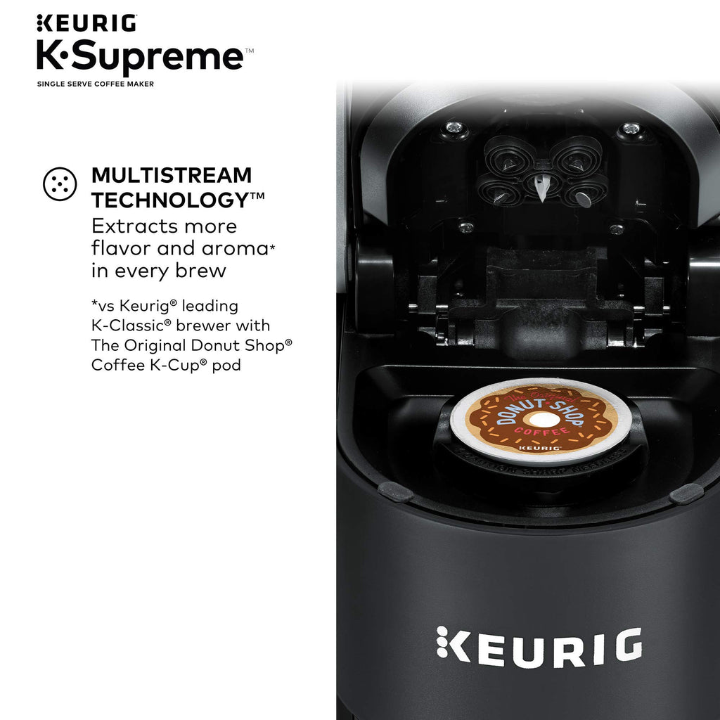 Compact Single Door Mini Fridge with Freezer, 2.5 Cubic Feet, Black & Single Serve K-Cup Pod Coffee Maker, Black V5938
