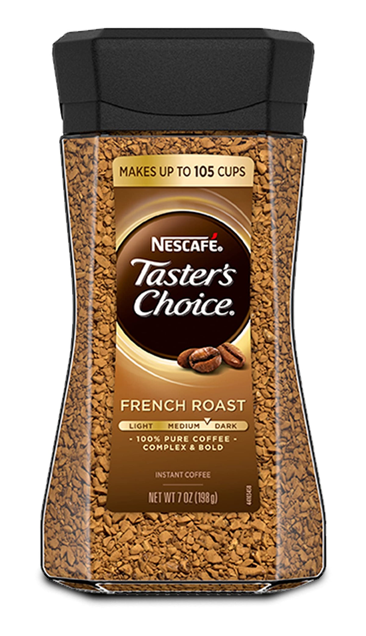 French Roast Instant Coffee 2 Bottles x 7 Oz Y3774